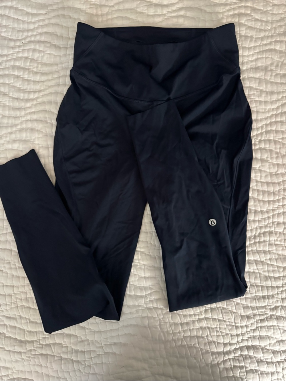 lululemon athletica Navy/Black High-Rise Performance Leggings